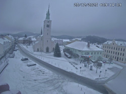 Náměstí, koste sv. Markéty