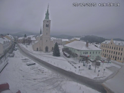 Náměstí, koste sv. Markéty