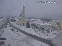 Náměstí, koste sv. Markéty