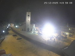 Náměstí, koste sv. Markéty