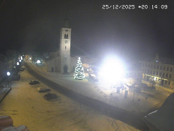 Náměstí, koste sv. Markéty