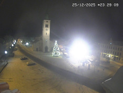 Náměstí, koste sv. Markéty