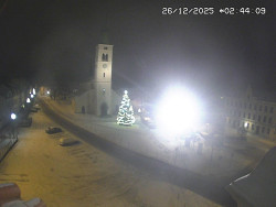 Náměstí, koste sv. Markéty