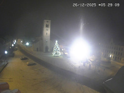 Náměstí, koste sv. Markéty