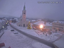 Náměstí, koste sv. Markéty