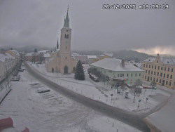 Náměstí, koste sv. Markéty