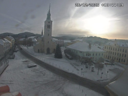 Náměstí, koste sv. Markéty