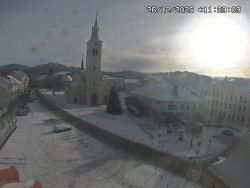 Náměstí, koste sv. Markéty