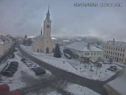 Náměstí, koste sv. Markéty