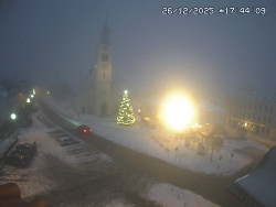 Náměstí, koste sv. Markéty