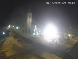 Náměstí, koste sv. Markéty