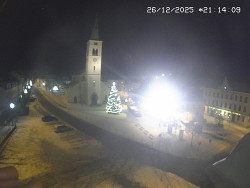 Náměstí, koste sv. Markéty