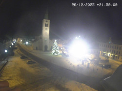 Náměstí, koste sv. Markéty