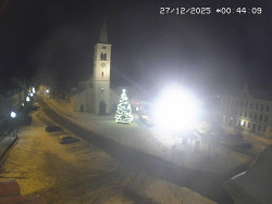 Náměstí, koste sv. Markéty