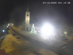 Náměstí, koste sv. Markéty