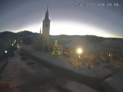 Náměstí, koste sv. Markéty