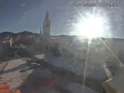 Náměstí, koste sv. Markéty