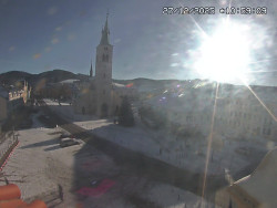 Náměstí, koste sv. Markéty