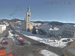 Náměstí, koste sv. Markéty