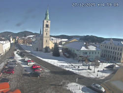 Náměstí, koste sv. Markéty