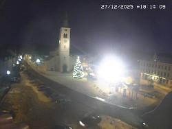 Náměstí, koste sv. Markéty