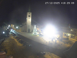 Náměstí, koste sv. Markéty