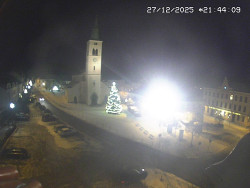 Náměstí, koste sv. Markéty