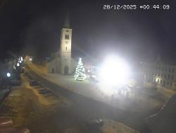 Náměstí, koste sv. Markéty