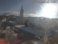 Náměstí, koste sv. Markéty