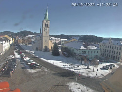 Náměstí, koste sv. Markéty