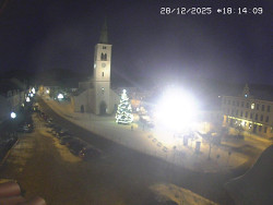 Náměstí, koste sv. Markéty