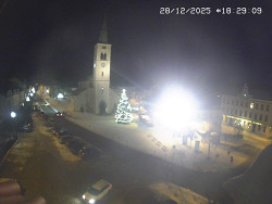 Náměstí, koste sv. Markéty