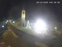 Náměstí, koste sv. Markéty