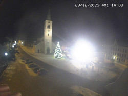 Náměstí, koste sv. Markéty