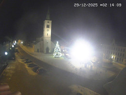 Náměstí, koste sv. Markéty