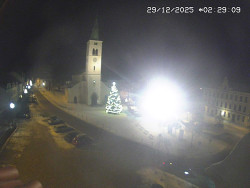 Náměstí, koste sv. Markéty