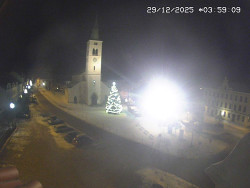 Náměstí, koste sv. Markéty