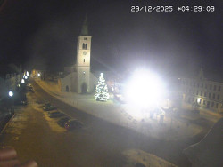 Náměstí, koste sv. Markéty