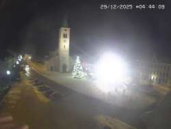 Náměstí, koste sv. Markéty