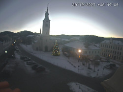 Náměstí, koste sv. Markéty