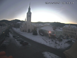 Náměstí, koste sv. Markéty