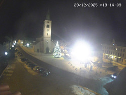 Náměstí, koste sv. Markéty