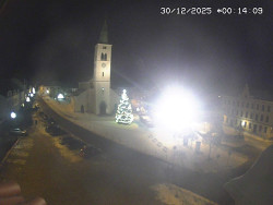 Náměstí, koste sv. Markéty