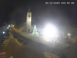 Náměstí, koste sv. Markéty