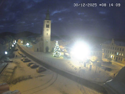 Náměstí, koste sv. Markéty