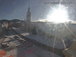 Náměstí, koste sv. Markéty