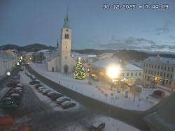 Náměstí, koste sv. Markéty