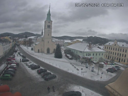 Náměstí, koste sv. Markéty