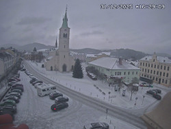 Náměstí, koste sv. Markéty