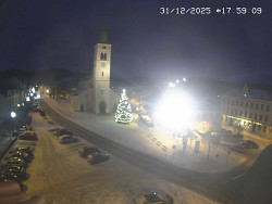 Náměstí, koste sv. Markéty